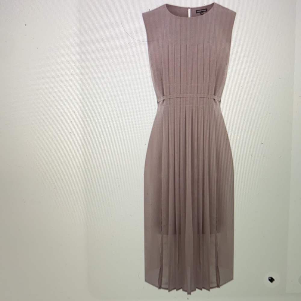 Warehouse Pleated Midi Dress